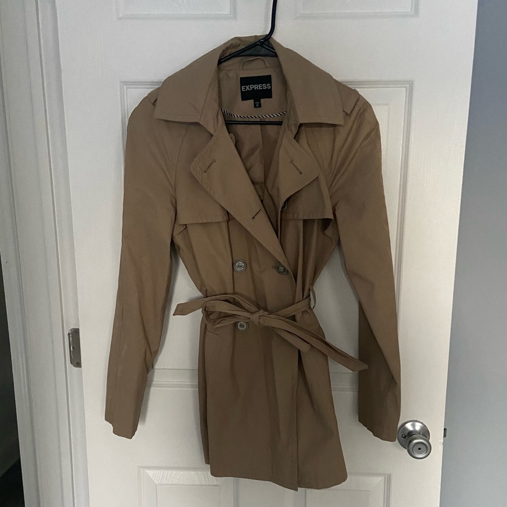 Tan Express Trench Coat